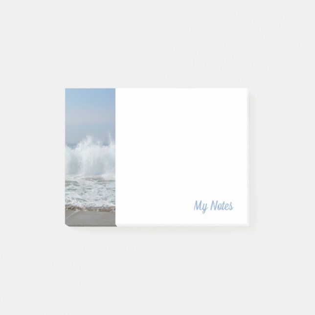 Bloco De Notas Ondas Tropicais Do Oceano (Frente)