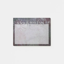 Bloco De Notas Onde está seu foco? Abstrato rústico 2 da