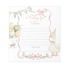 Bloco De Notas One Silly Goose time capsule message