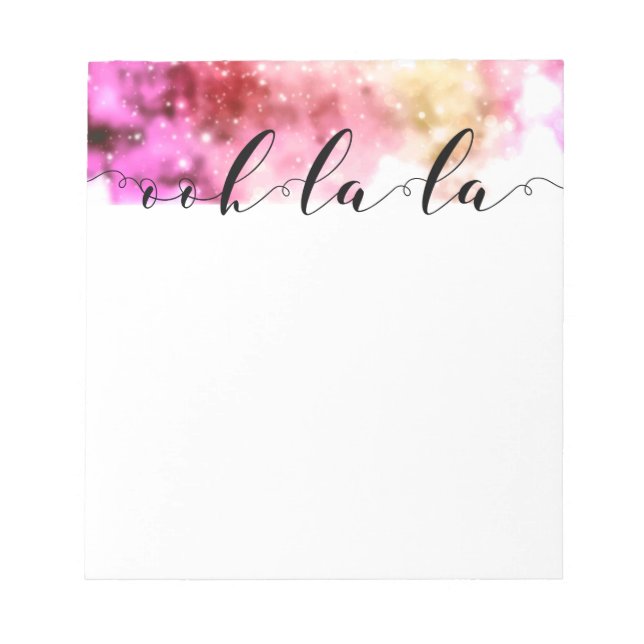 Bloco De Notas Ooh-La-la (Frente)