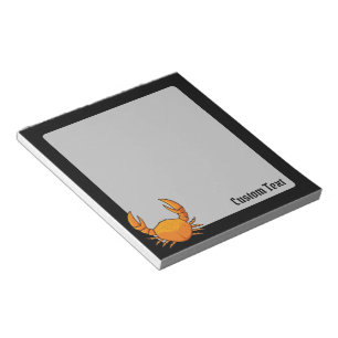 Bloco De Notas Orange Crab