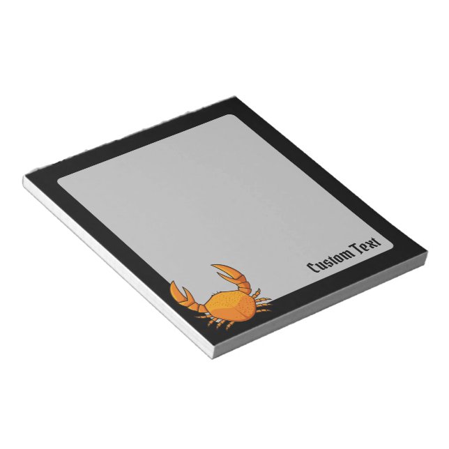 Bloco De Notas Orange Crab (Inclinado)