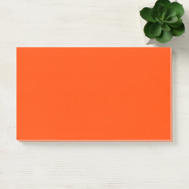 Bloco De Notas Orange Red Simple 10" x 6" (Escritótio)