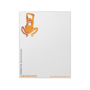Bloco De Notas Orangutan -