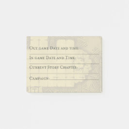 Bloco De Notas Organizador de Posta Gráfico DM; Data, Hora, Campa