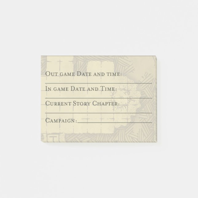 Bloco De Notas Organizador de Posta Gráfico DM; Data, Hora, Campa (Frente)