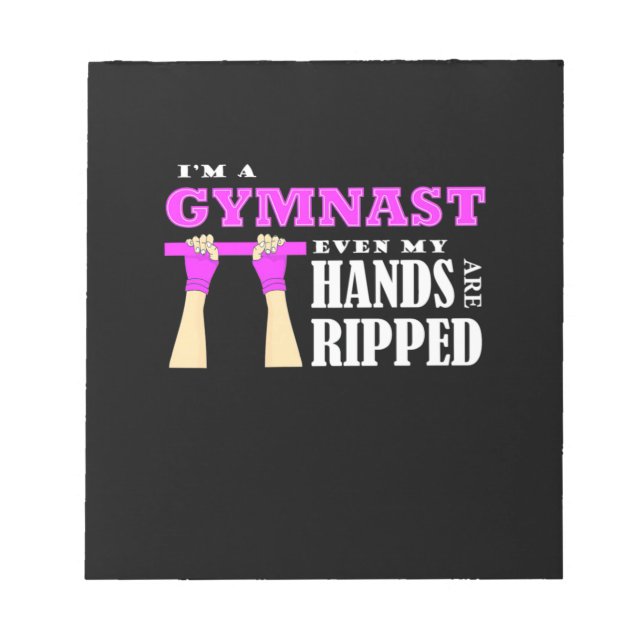 Bloco De Notas Orgulho De Eu Ser Um Gymnast (Frente)