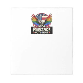 Bloco De Notas Orgulho - Parar Projeto 2025 - Votar Azul