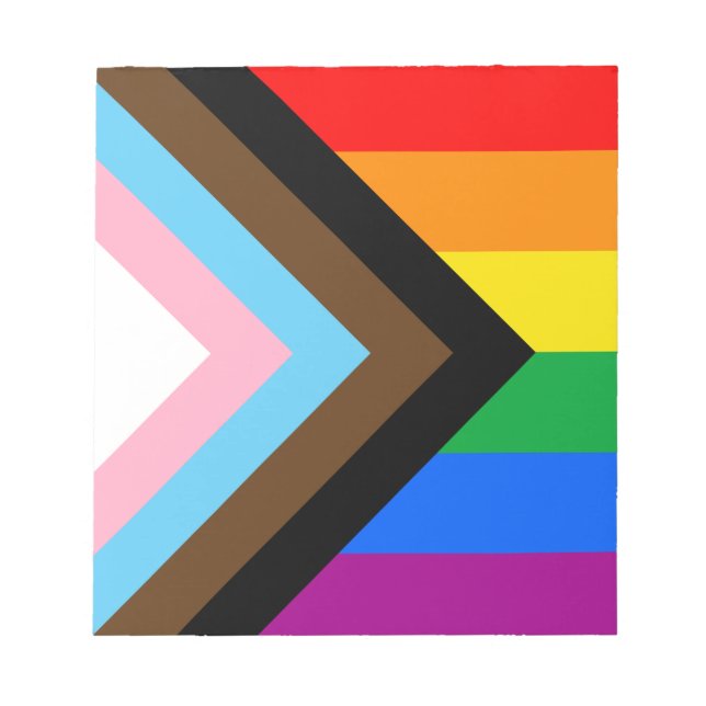 Bloco De Notas Orgulho Progressivo LGBTQ+ (Frente)