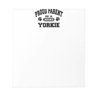Bloco De Notas Orgulhoso Pai de um Yorkie
