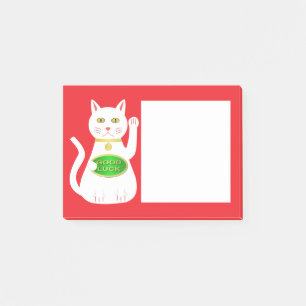 Bloco De Notas Oriental Lucky Cat