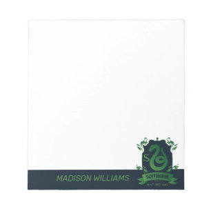 Bloco De Notas Ornamentado SLYTHERIN™ House Crest