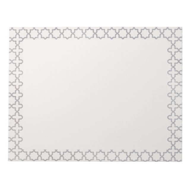 Bloco De Notas Ornamento Arabe Elegante (Frente)