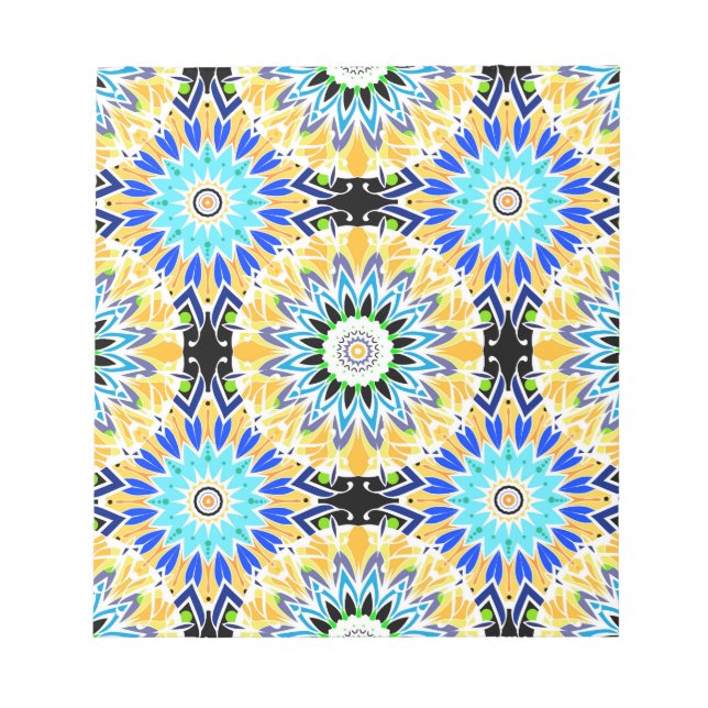 Bloco De Notas Ornamento étnico (Frente)