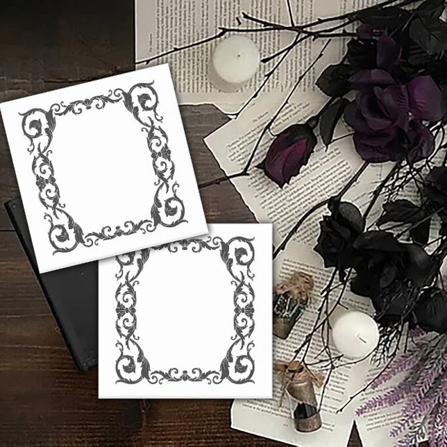 Bloco De Notas Ornate Period Design Framed (Criador carregado)