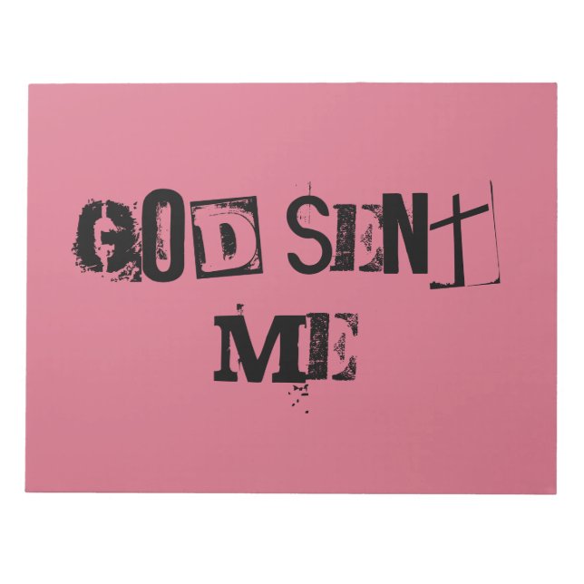 Bloco De Notas Orphan Black citação que Deus me enviou Allison (Frente)