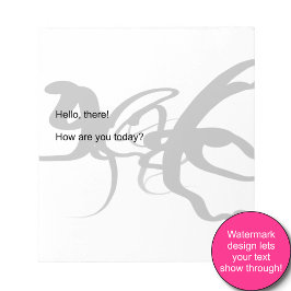 Bloco De Notas Os drivers: Abstrato preto e branco