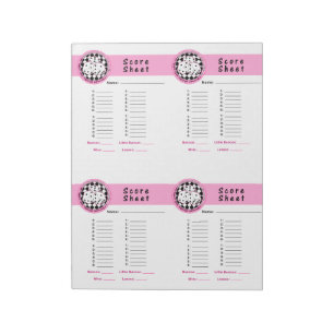 Bloco De Notas Os pintinhos de Bunco rolam com ele o rosa do