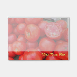 Bloco De Notas Os tomates Postam-no Nota