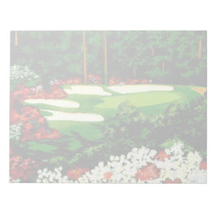 Bloco De Notas Os Verdes, o campo de golfe Notepad