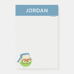 Bloco De Notas Oscar, o rosto do Grouch Woodland Adicione seu n