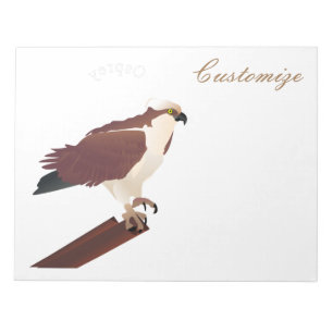 Bloco De Notas Osprey Hawk Raptor Thunder_Cove