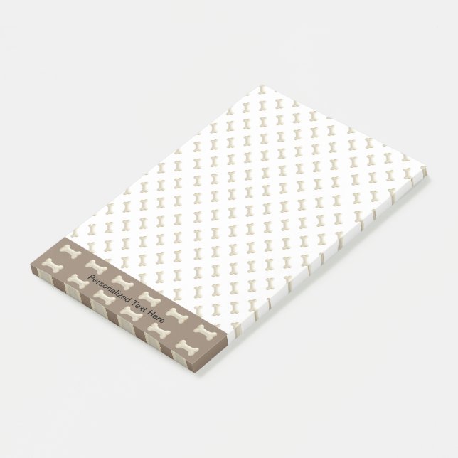 Bloco De Notas Osso do cão (Inclinado)