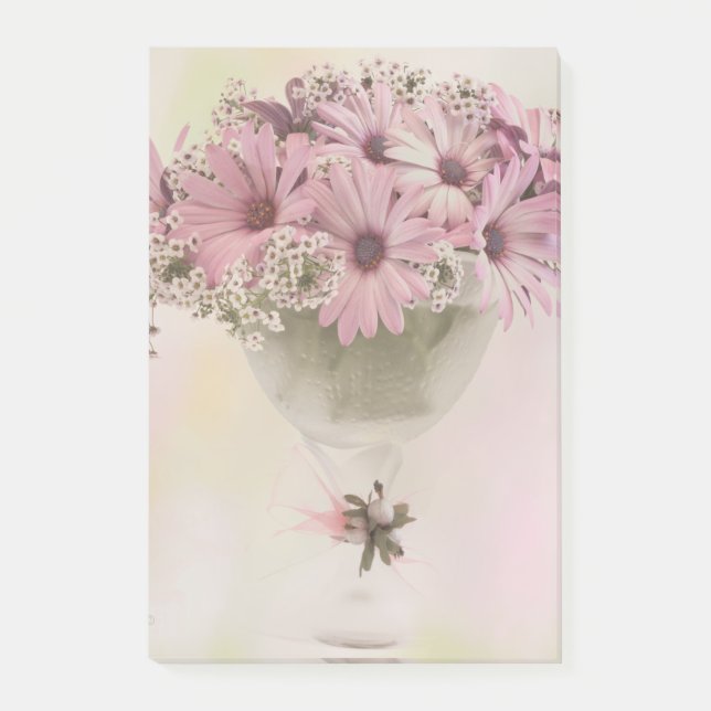 Bloco De Notas Osteosperno Rosa (Frente)