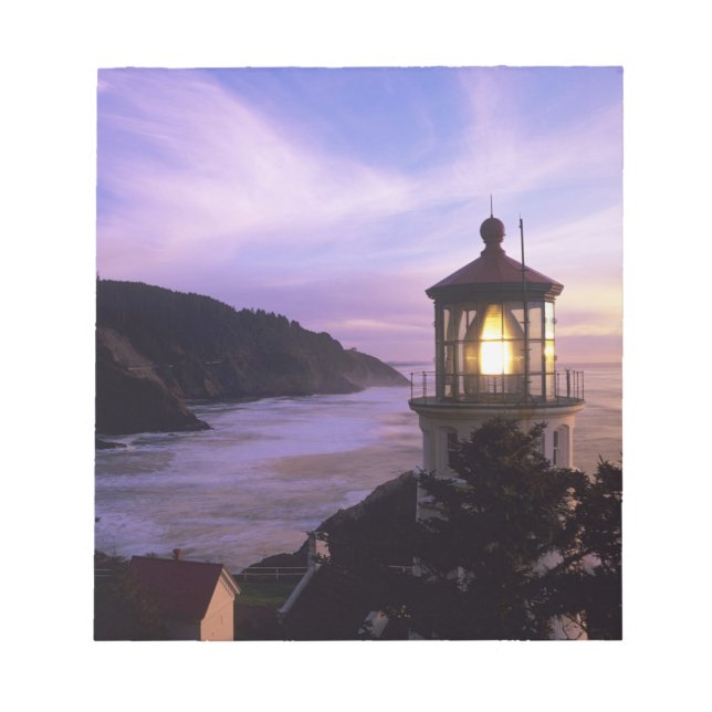 Bloco De Notas OU, Costa de Oregon, Farol da Cabeça de Heceta, li (Frente)