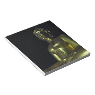 Bloco De Notas Ouro Buda à Noite