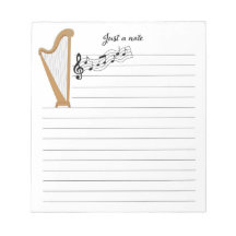 Ouro Harp Note Pad