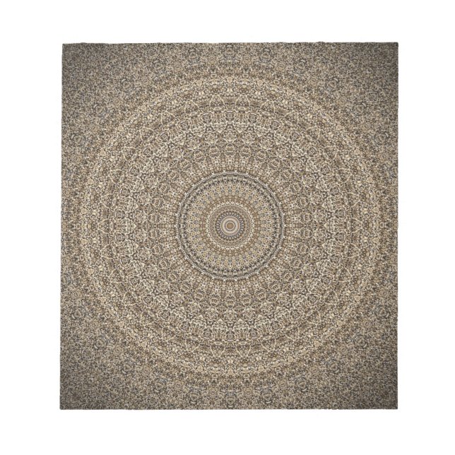 Bloco De Notas Ouro Mandala (Frente)