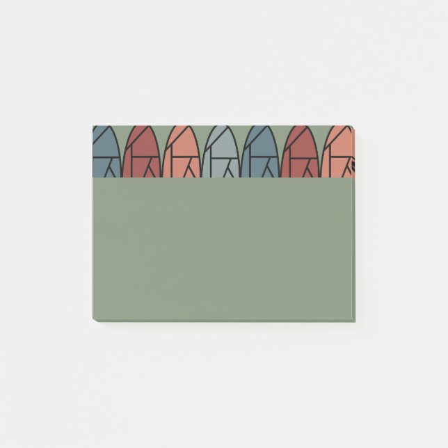 Bloco De Notas Ovais abstrato (Frente)