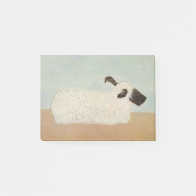 Bloco De Notas Ovinos (por Milton Avery) (Frente)