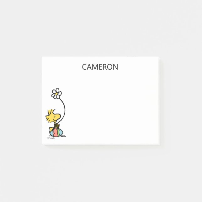 Bloco De Notas Ovo De Páscoa De Madeira (Frente)