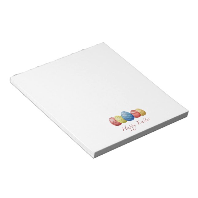 Bloco De Notas Ovos felzs pascoa Magnéticos (Inclinado)