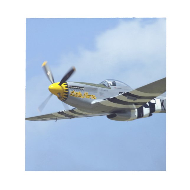 Bloco De Notas P-51D Mustang, Pequeno Cavalo (Frente)