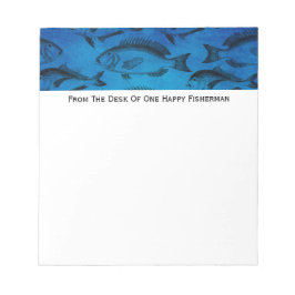 Bloco De Notas Pad da Mesa de Reformas do Pescador Pai