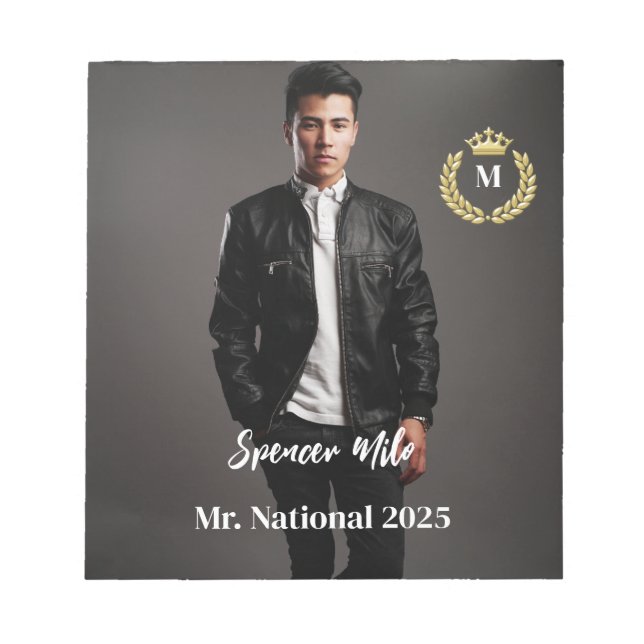 Bloco De Notas Pad de Fotografia Autografo Pageant (Frente)