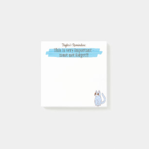 Bloco De Notas Pad de Memória dos Amantes de Gato Personalizados