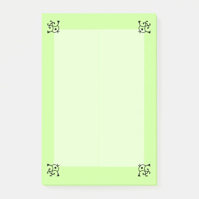 Bloco De Notas Pad de Nota - Cantos Curvos (longo) (Frente)