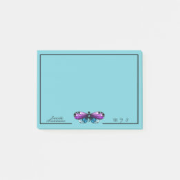 Bloco De Notas Pad de Nota de Semicolon da Borboleta de Sensibili