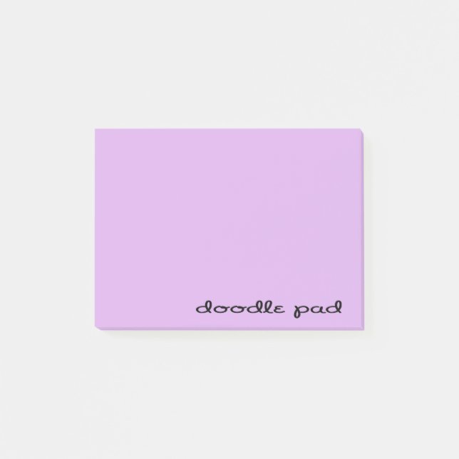 Bloco De Notas Pad Roxo (Frente)