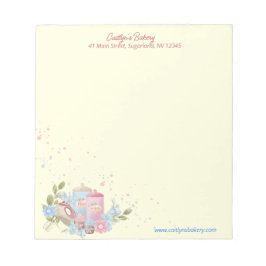 Bloco De Notas Padaria e Confeitaria Personalizada