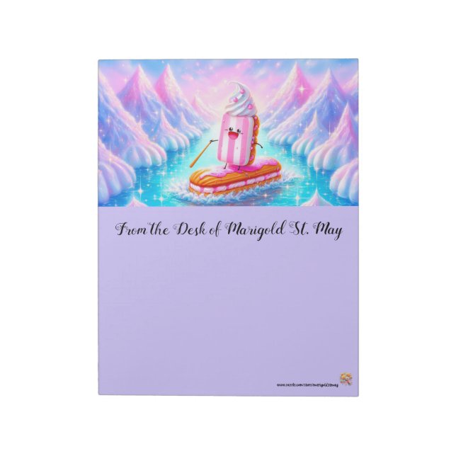 Bloco De Notas Paddleboarding Pastries (Invertido)