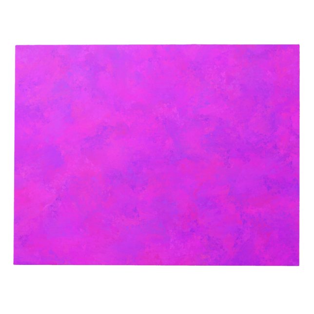 Bloco De Notas Padrão Abstrato Rosa Roxo (Frente)