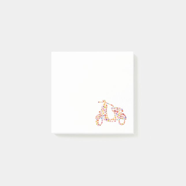 Bloco De Notas Padrão da ventoinha do Patinete do motor (Frente)