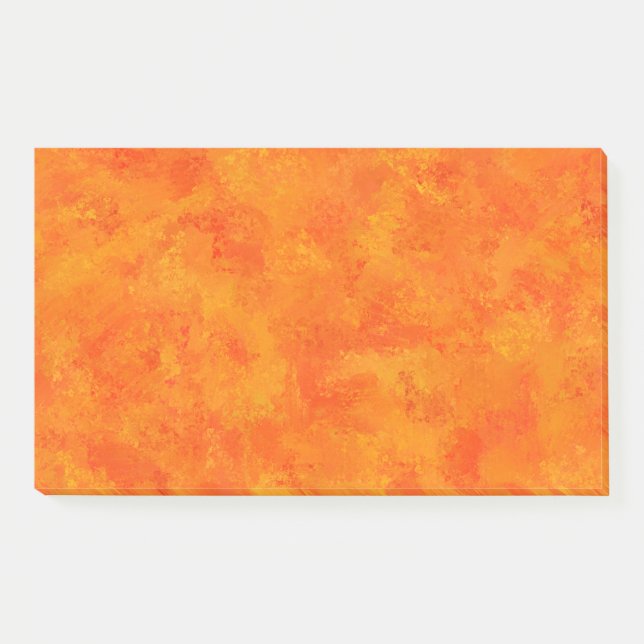Bloco De Notas Padrão de Abstrato Laranja (Frente)