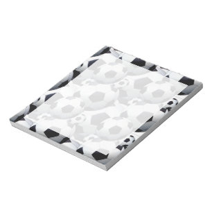 Bloco De Notas Padrão de bola de futebol