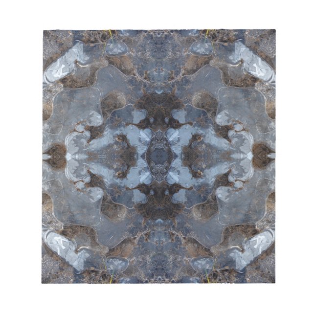 Bloco De Notas Padrão de caleidoscópio gelado (Frente)